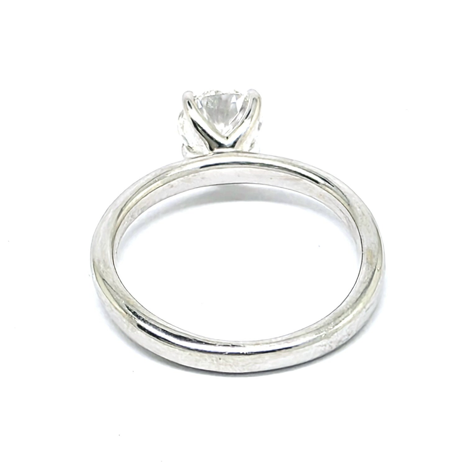 1.00ct Round Brilliant Diamond Solitaire Ring — GIA Certified, 14k White Gold