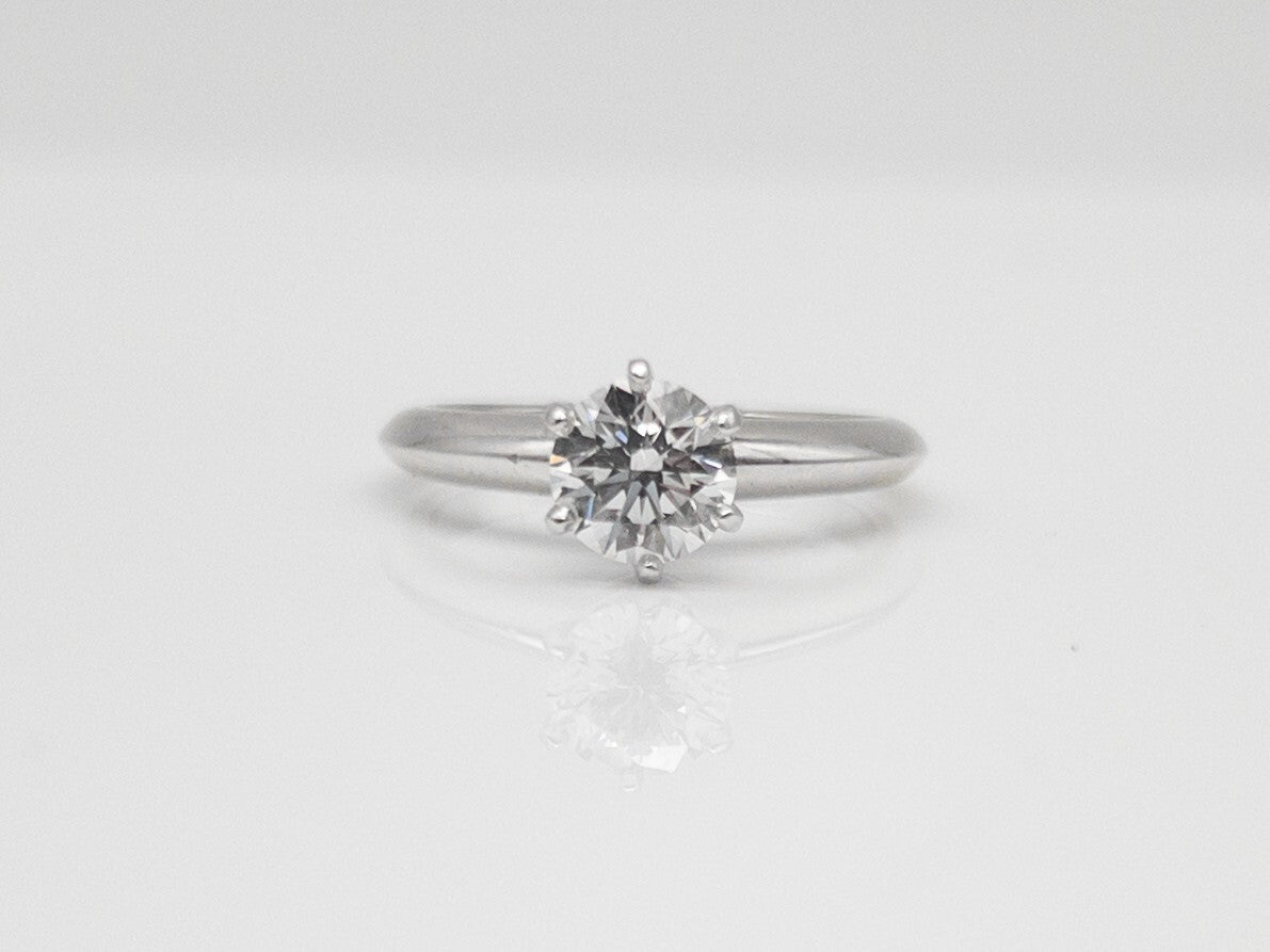 0.90ct Old Mine Cut Diamond Art Deco Ring — GIA Certified, Platinum