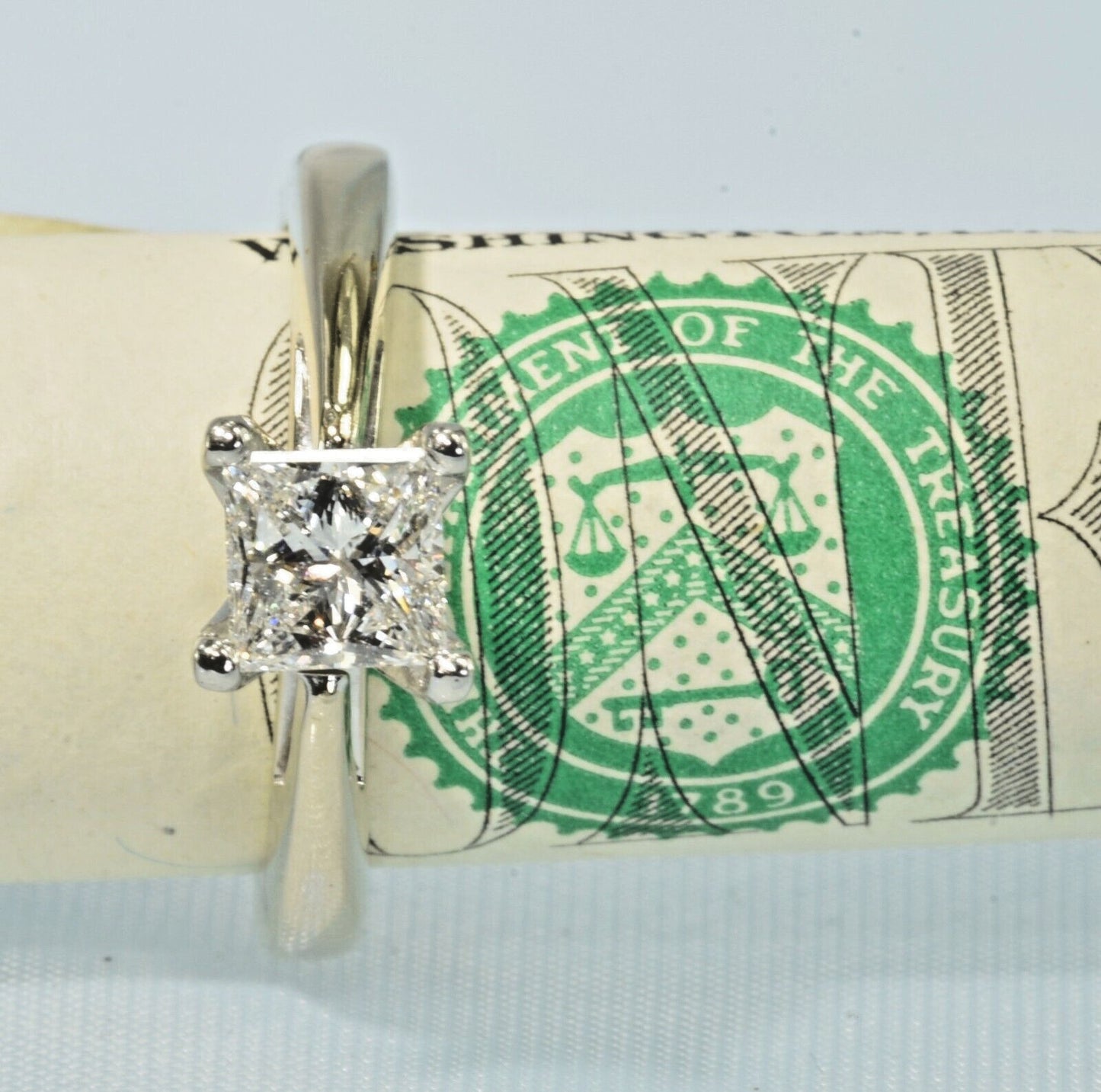 0.60ct Round Brilliant Lab Grown Diamond Ring — GIA Certified, 18k Yellow Gold