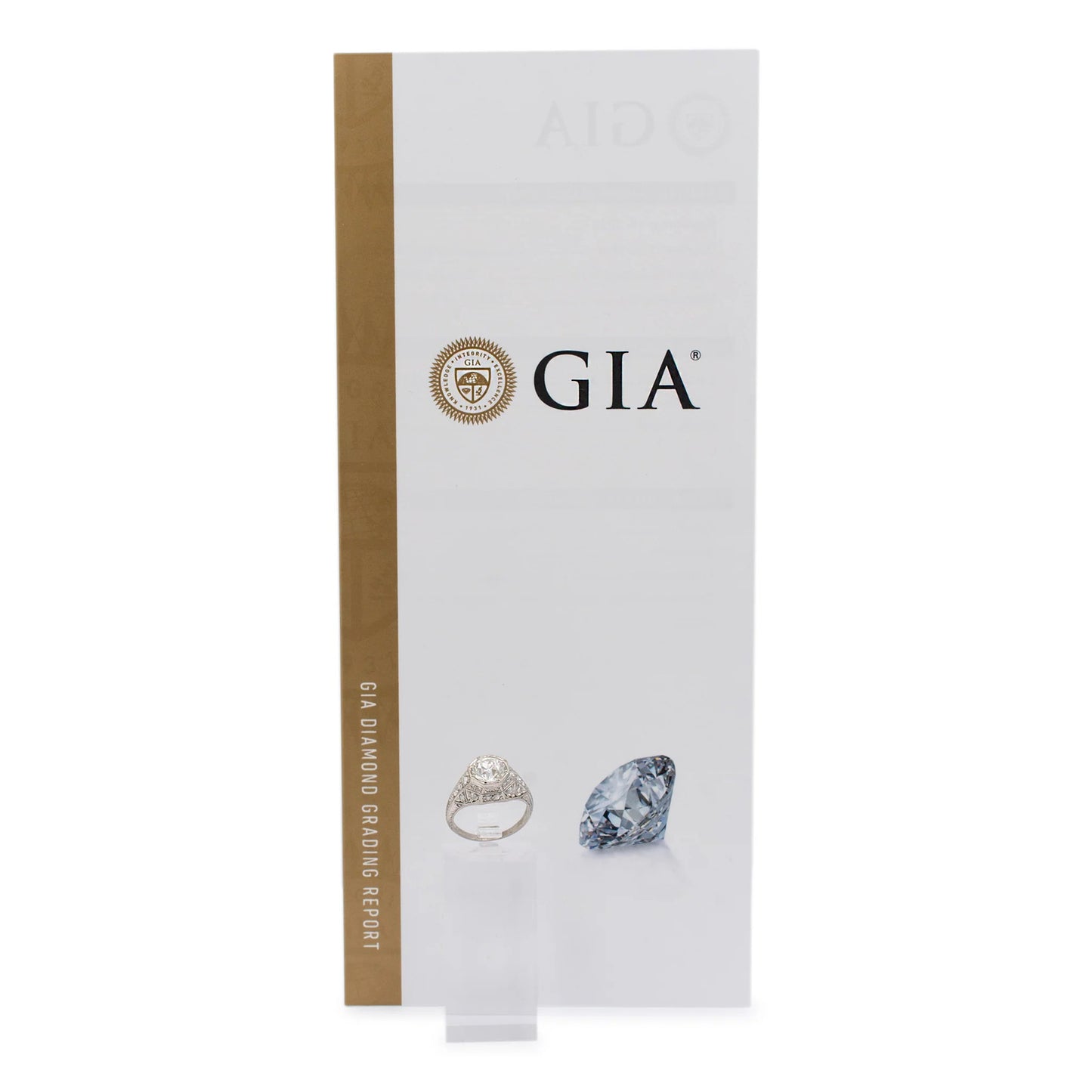1.71ct Princess Diamond Milgrain Engagement Ring — GIA Certified, 14k White Gold