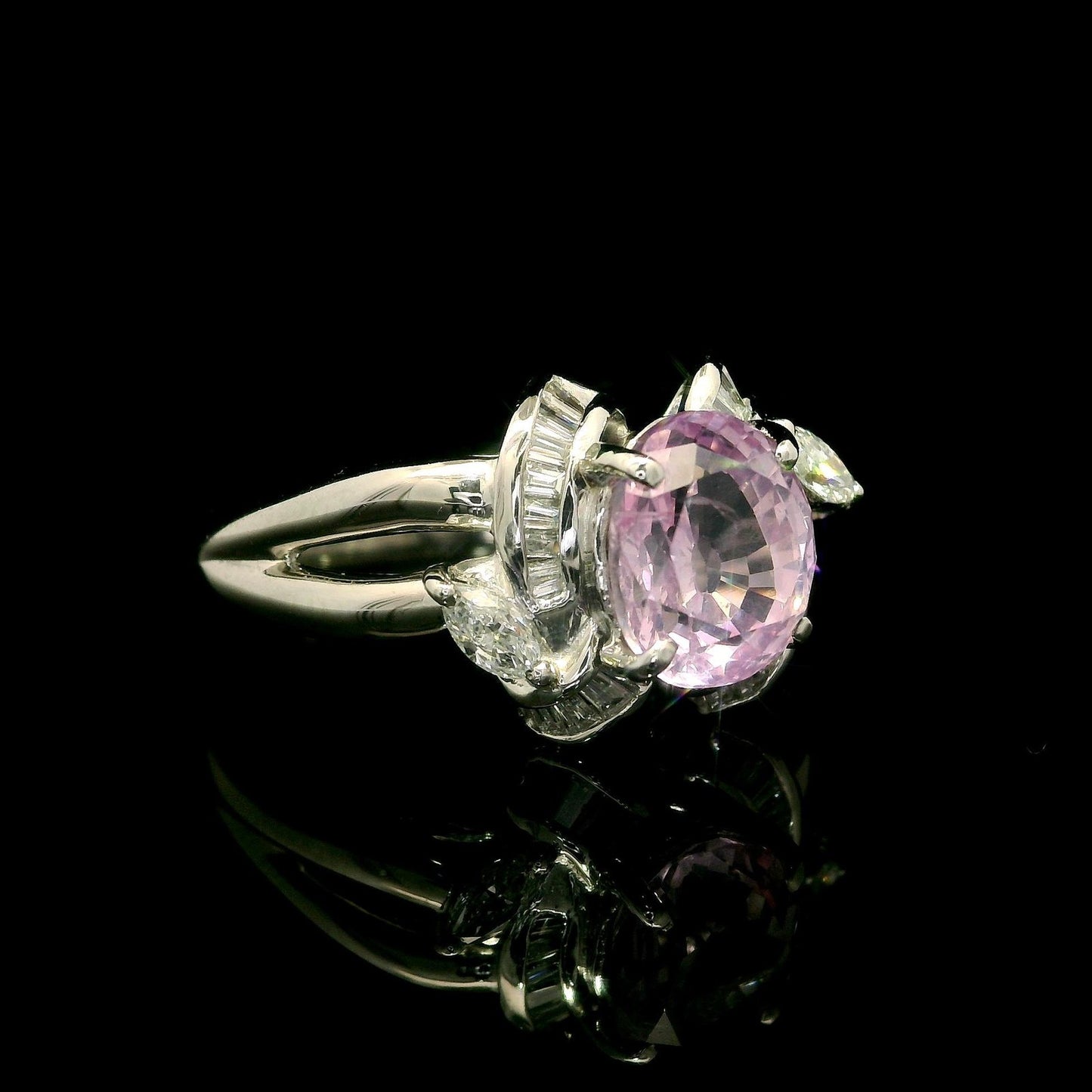 2.01ct Oval Ruby & Diamond Ring — GIA Certified, Platinum