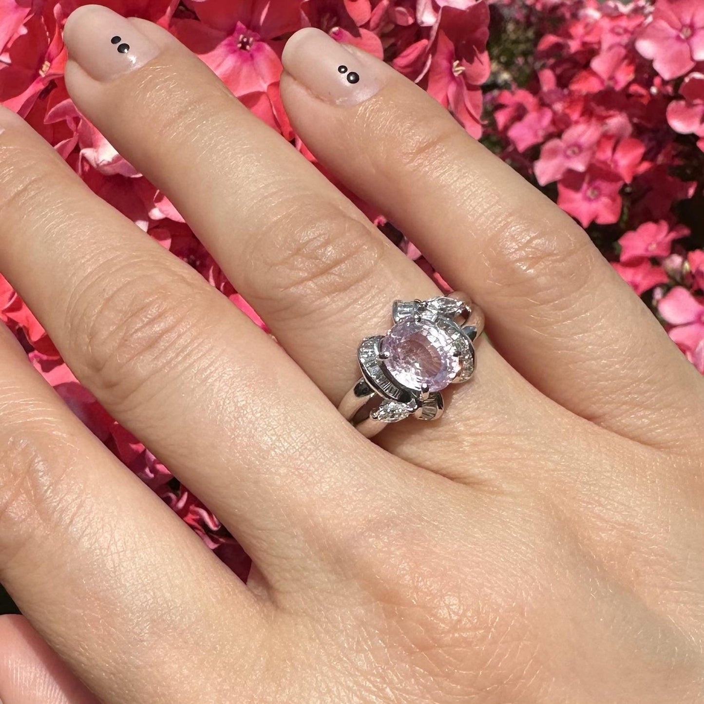 2.01ct Oval Ruby & Diamond Ring — GIA Certified, Platinum