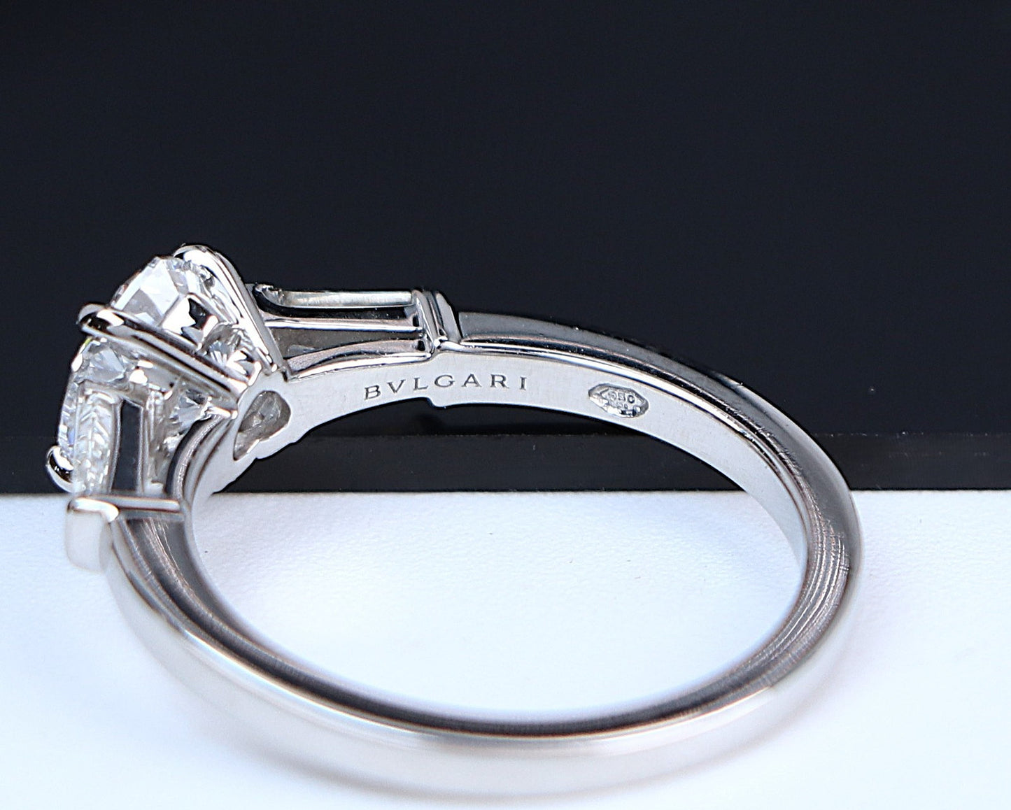 1.01ct Heart Diamond Bvlgari Griffe Ring — GIA Certified, Platinum
