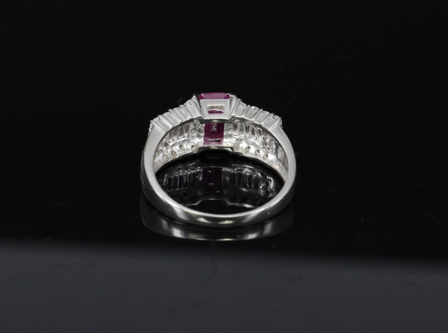 1.01ct Emerald Cut Diamond Engagement Ring — GIA Certified, 18k White Gold