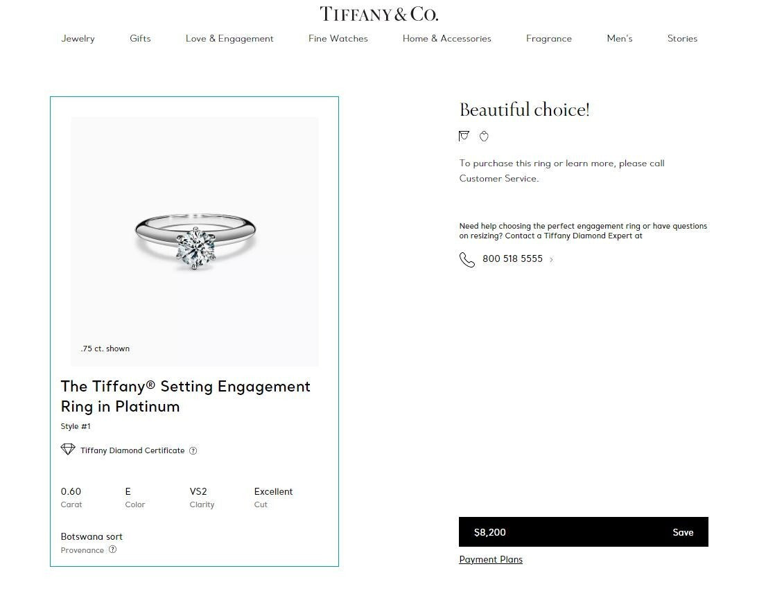 0.61ct Round Brilliant Diamond Solitaire Ring — GIA Certified, Platinum