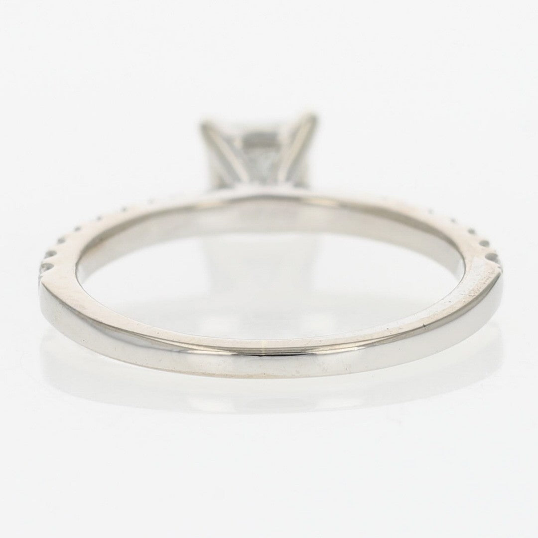 0.94ct Princess Diamond Solitaire Engagement Ring — GIA Certified, 14k White Gold