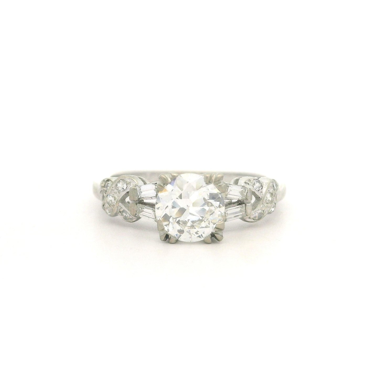 0.86ct Round Brilliant Hearts & Arrows Diamond Ring — GIA Certified, 14k Gold