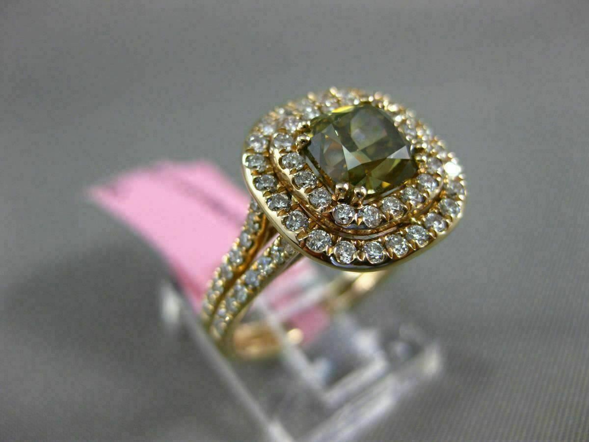 2.30ct Fancy Brown & White Diamond Halo Engagement Ring — GIA Certified, 18k Rose Gold