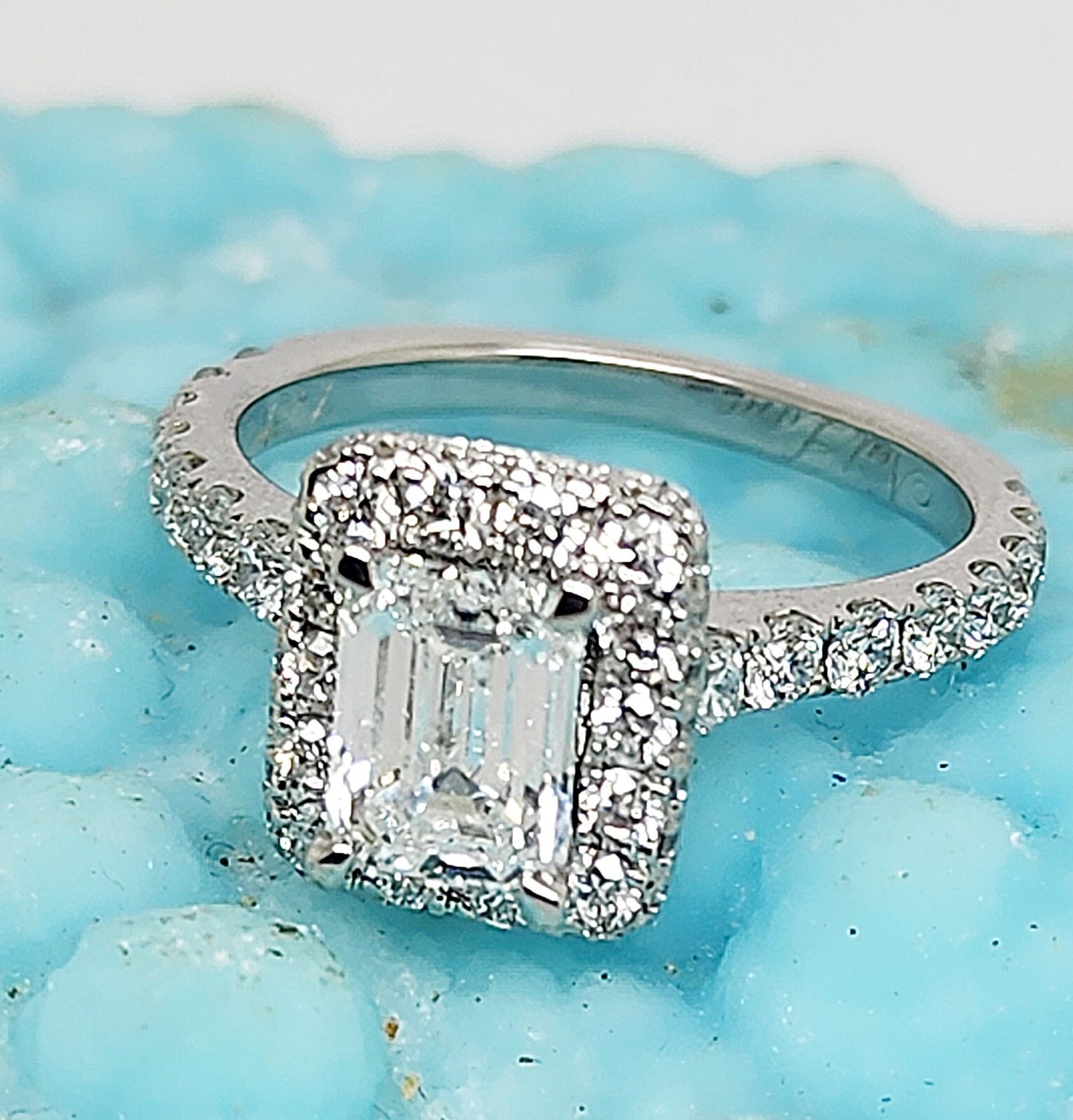 1.08ct Old Mine Cut Diamond Engagement Ring — GIA Certified, Platinum