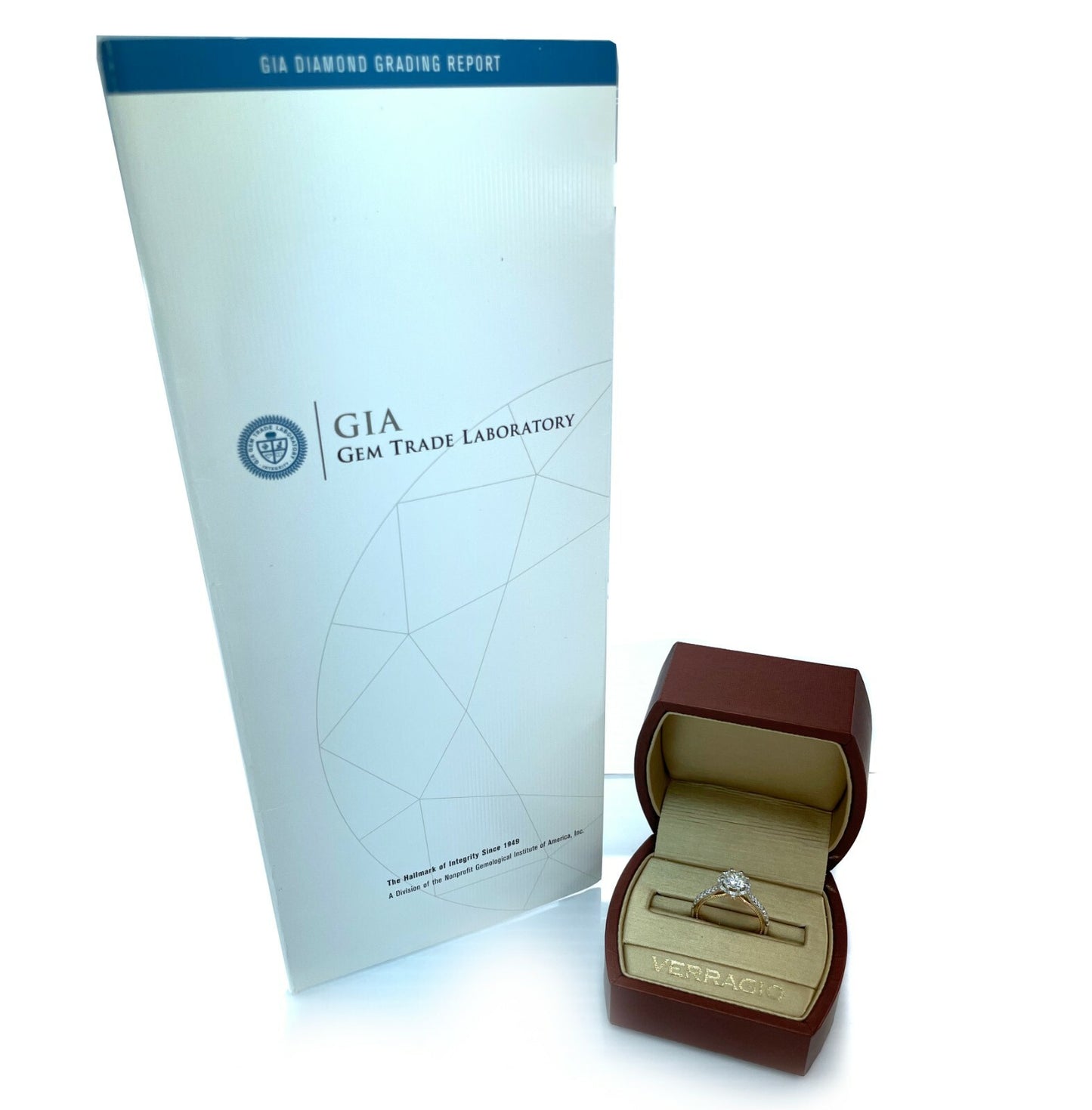 1.43ct Round Brilliant Diamond Engagement Ring — GIA Certified, 18K Rose & White Gold