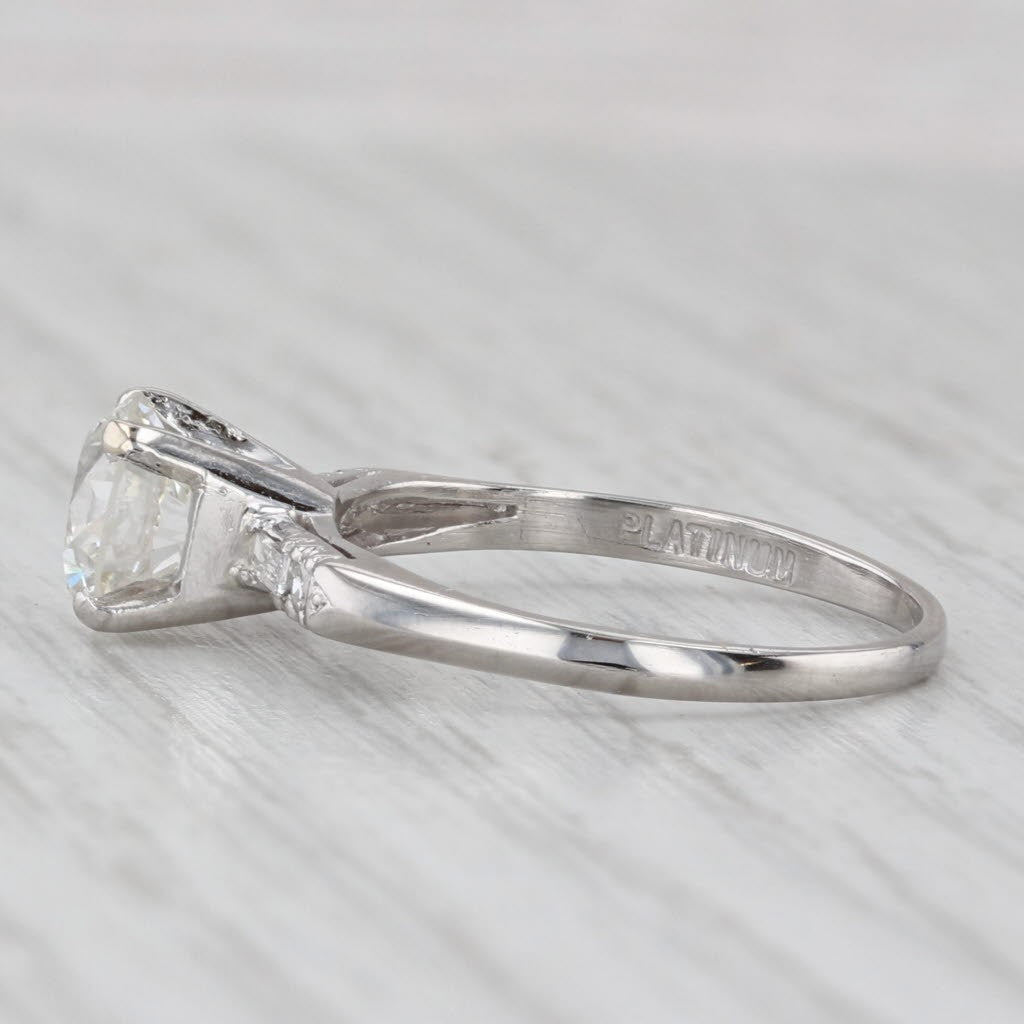 1.41ct Round Brilliant Diamond Engagement Ring — GIA Certified, Platinum