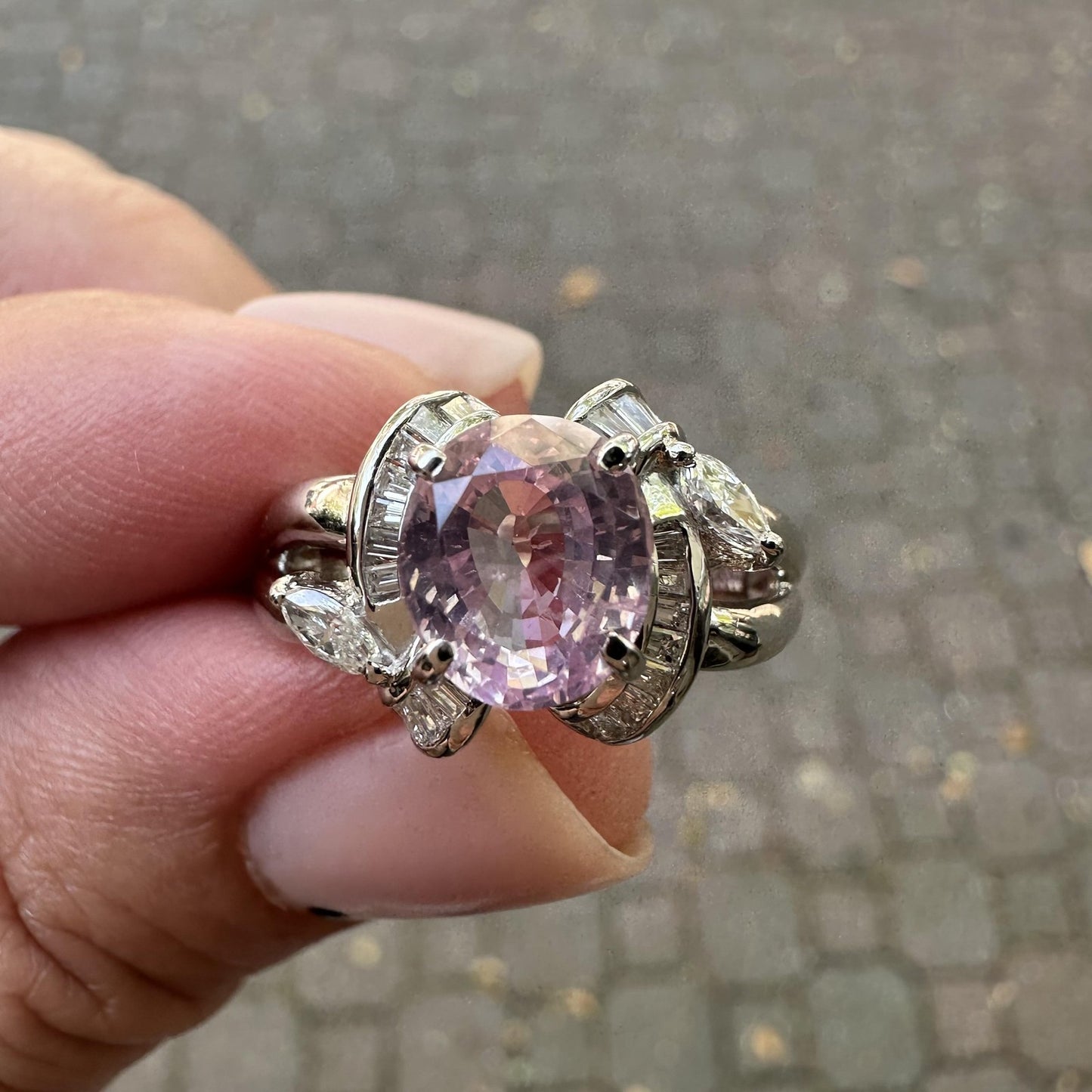 2.01ct Oval Ruby & Diamond Ring — GIA Certified, Platinum