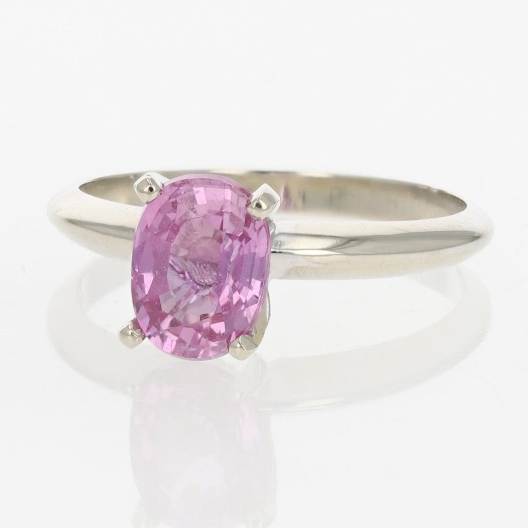 1.7ct Oval Diamond Engagement Ring — GIA Certified, 18k Gold