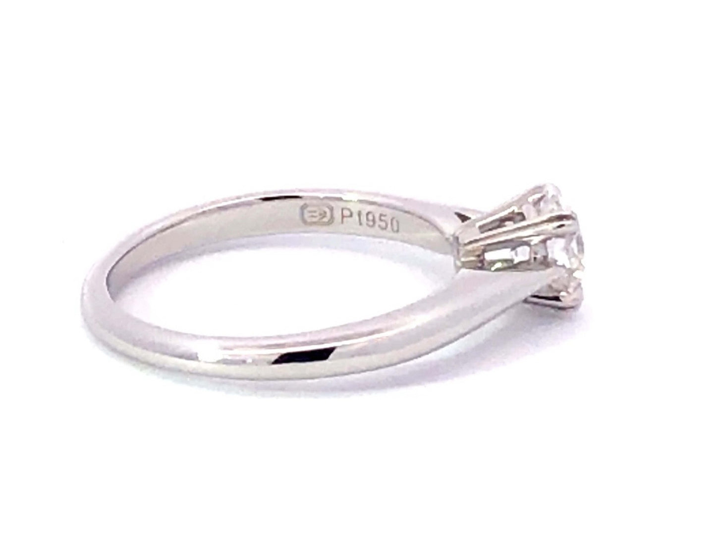 0.57ct Round Brilliant Diamond Solitaire Ring — GIA Certified, Platinum