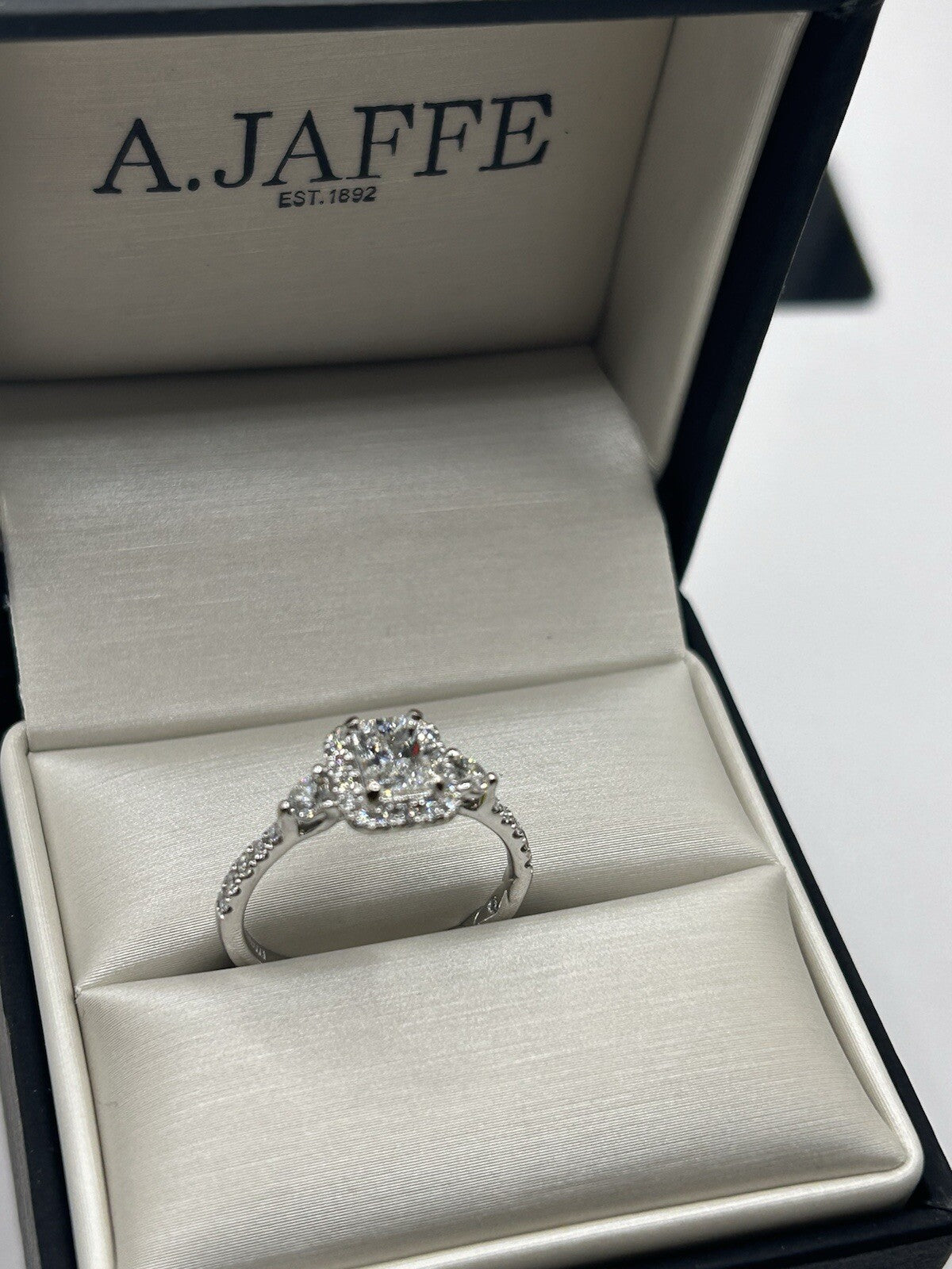 0.63ct Emerald Cut Diamond Vintage Ring — GIA Certified, Platinum