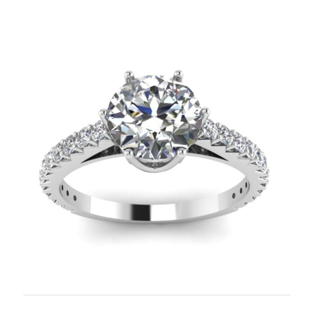 0.83ct Round Brilliant Diamond Art Deco Ring — GIA Certified, Platinum
