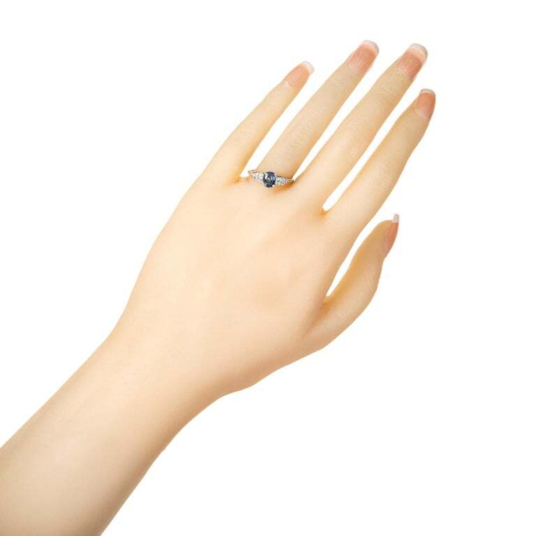 1.15ct Old European Cut Diamond Art Deco Ring — GIA Certified, Platinum