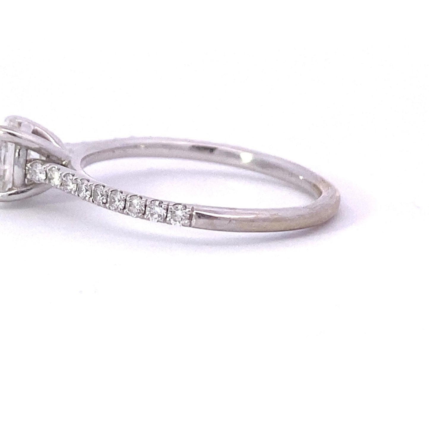 1.08ct Round Brilliant Diamond Engagement Ring — GIA Certified, Platinum