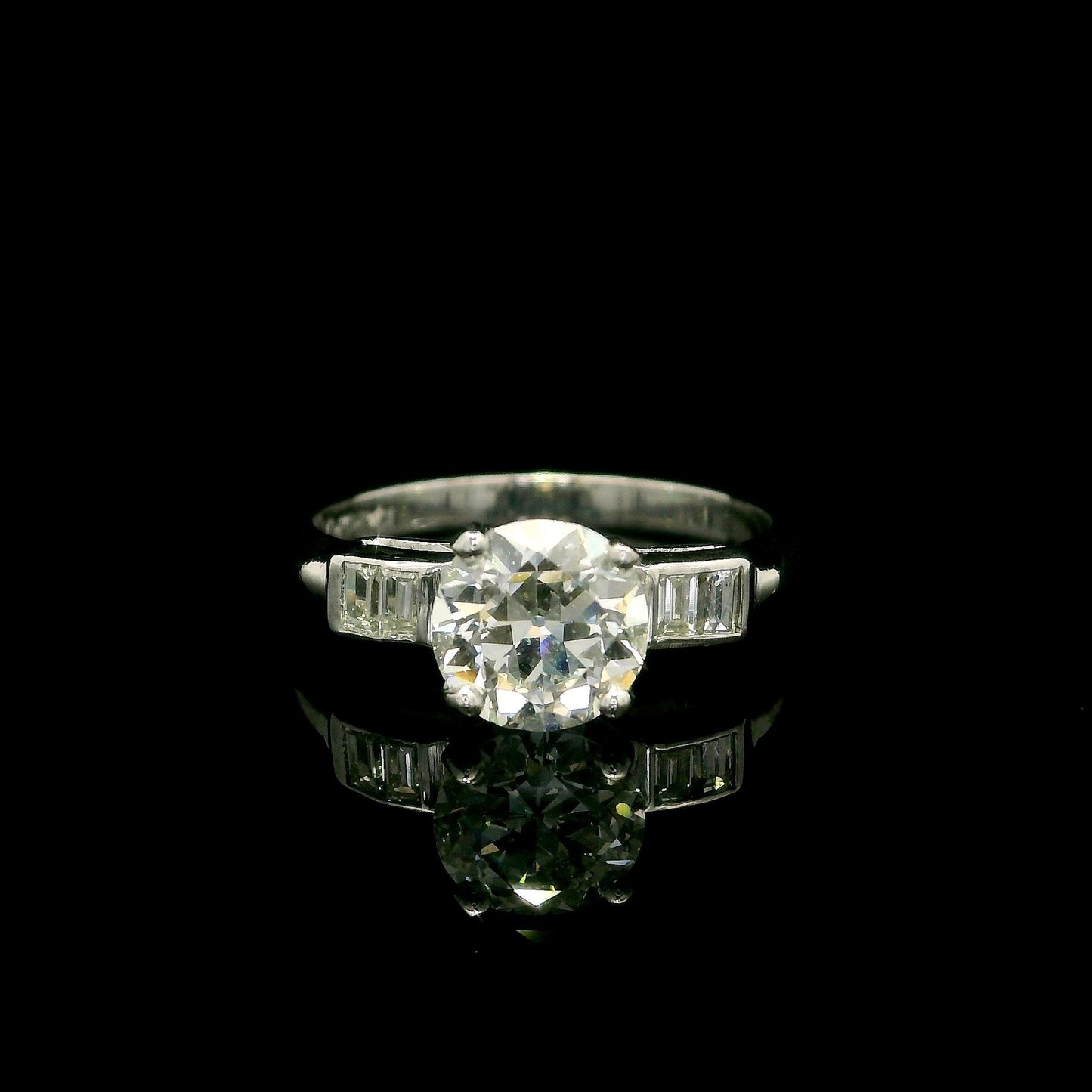 1.14ct Round Brilliant Diamond Halo Ring — GIA Certified, 14k White & Rose Gold