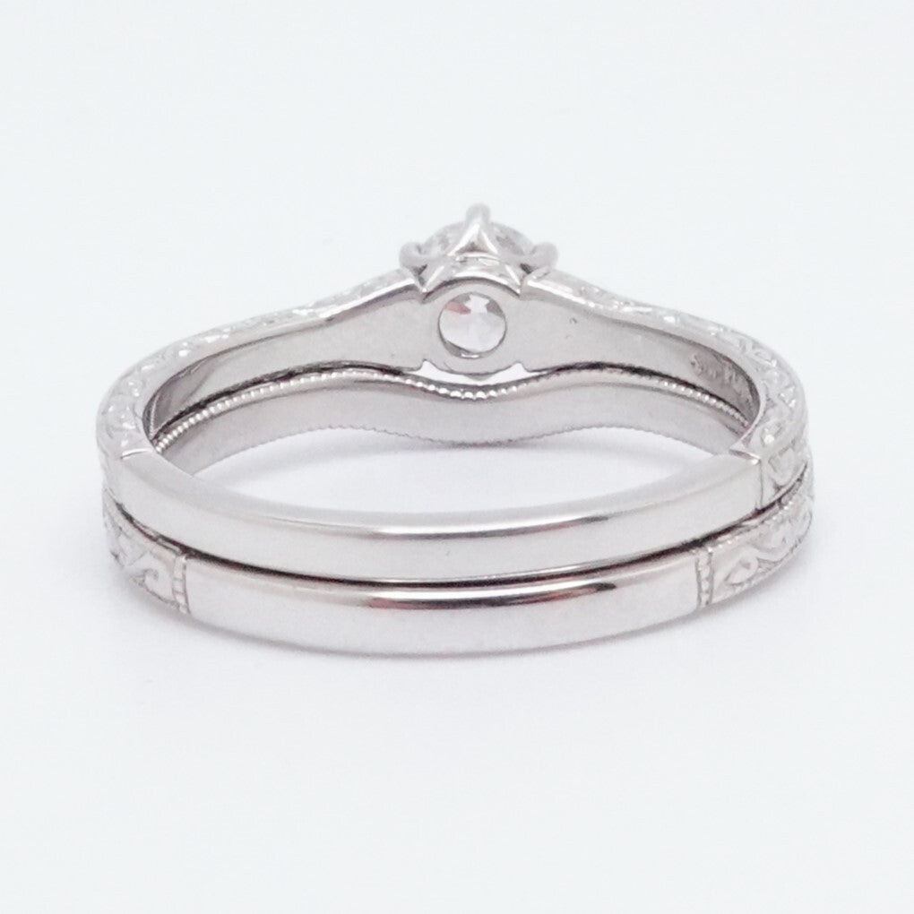 0.46ct Round Brilliant Diamond Solitaire Ring — GIA Certified, Platinum