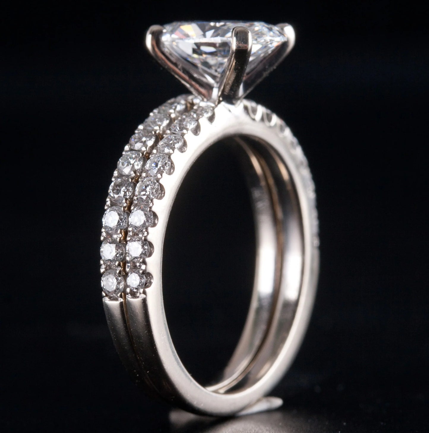 1.68ct Oval Diamond Engagement Ring — GIA Certified, 14k White Gold