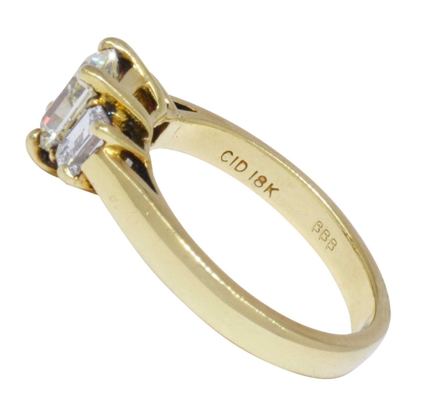 1.32ct Radiant Diamond Engagement Ring — GIA Certified, 14k White Gold