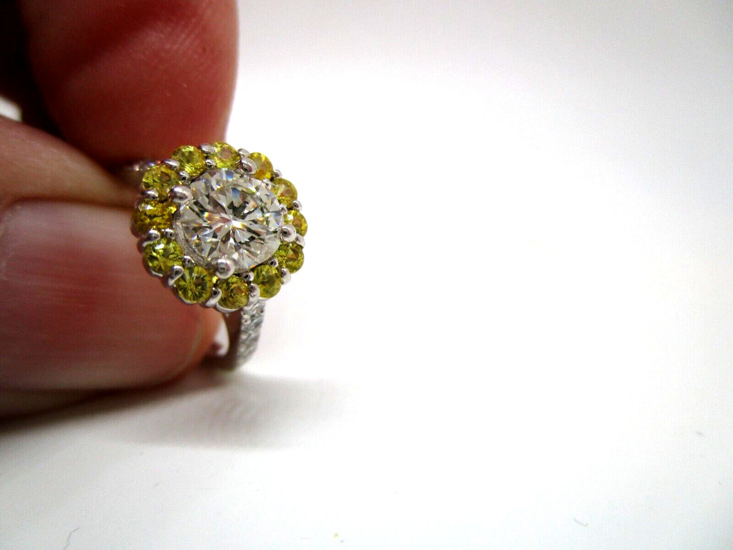 0.86ct Round Brilliant Diamond Engagement Ring — GIA Certified, 14k White Gold