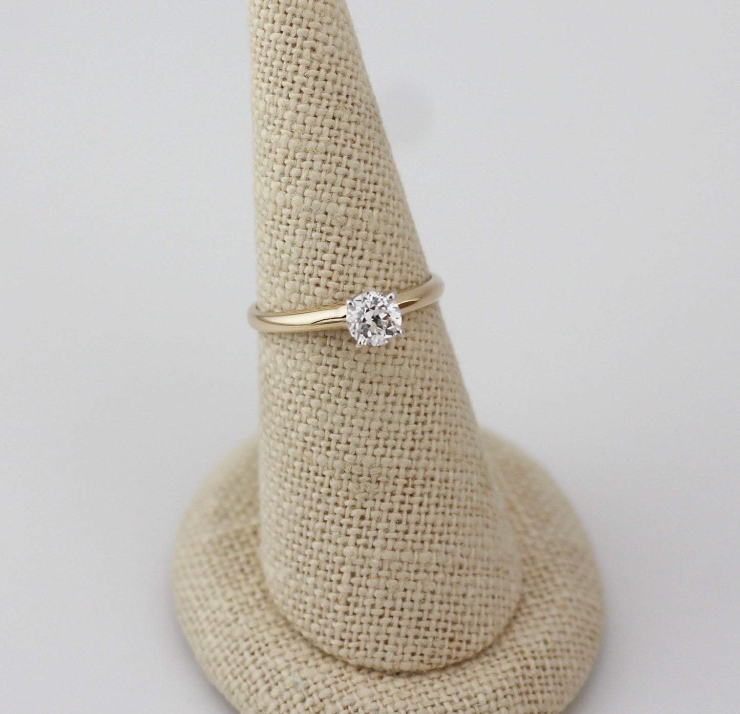 0.53ct Old European Cut Art Deco Diamond Ring — GIA Certified, Platinum