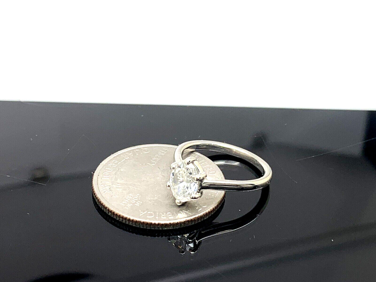 0.96ct Oval Diamond Solitaire Ring — GIA Certified, Platinum
