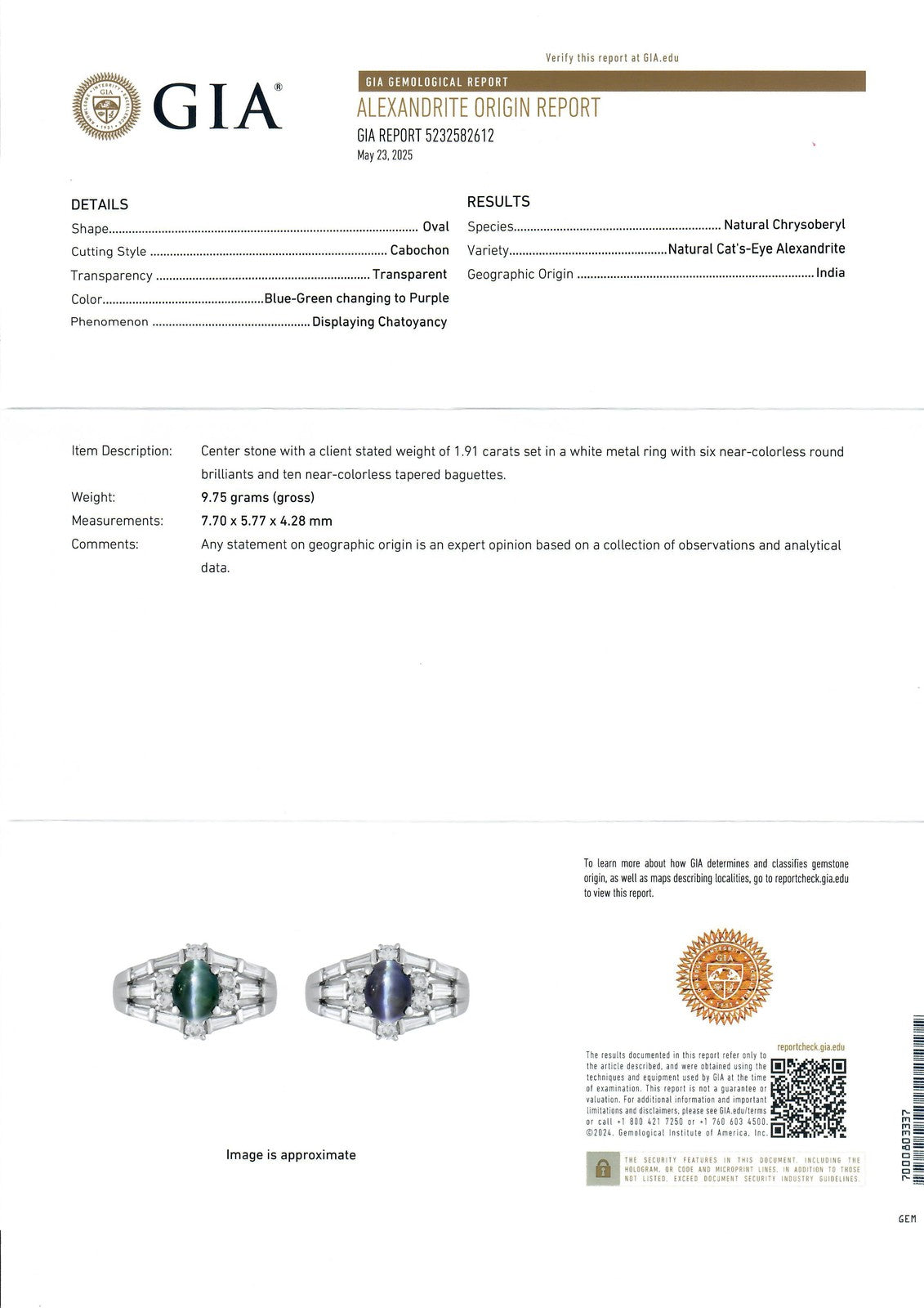 1.91ct Two-Tone Diamond Engagement Ring — GIA Certified, 18k White & Yellow Gold