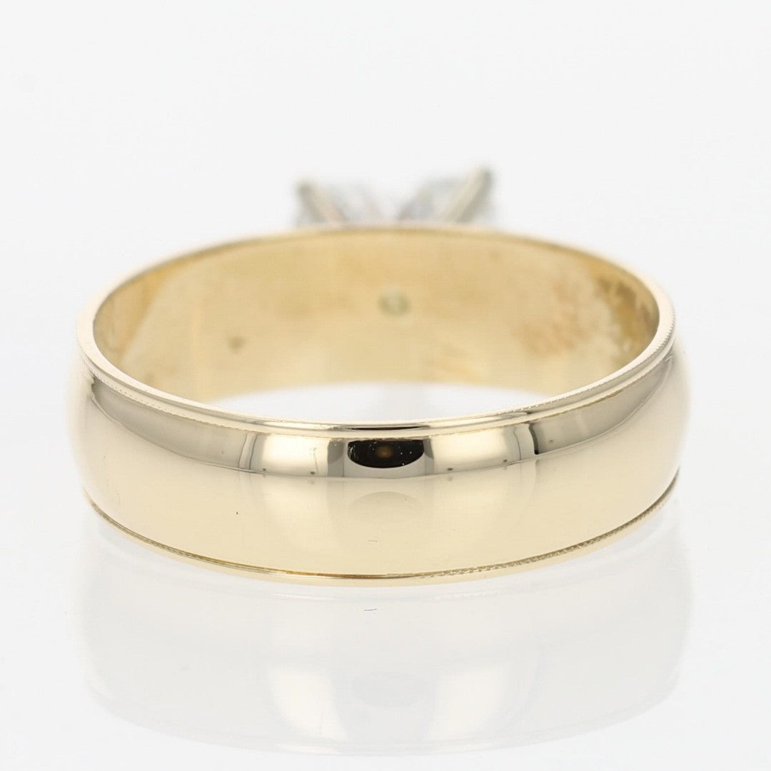 1.17ct Heart Brilliant Diamond Solitaire Ring — GIA Certified, 14k Yellow Gold