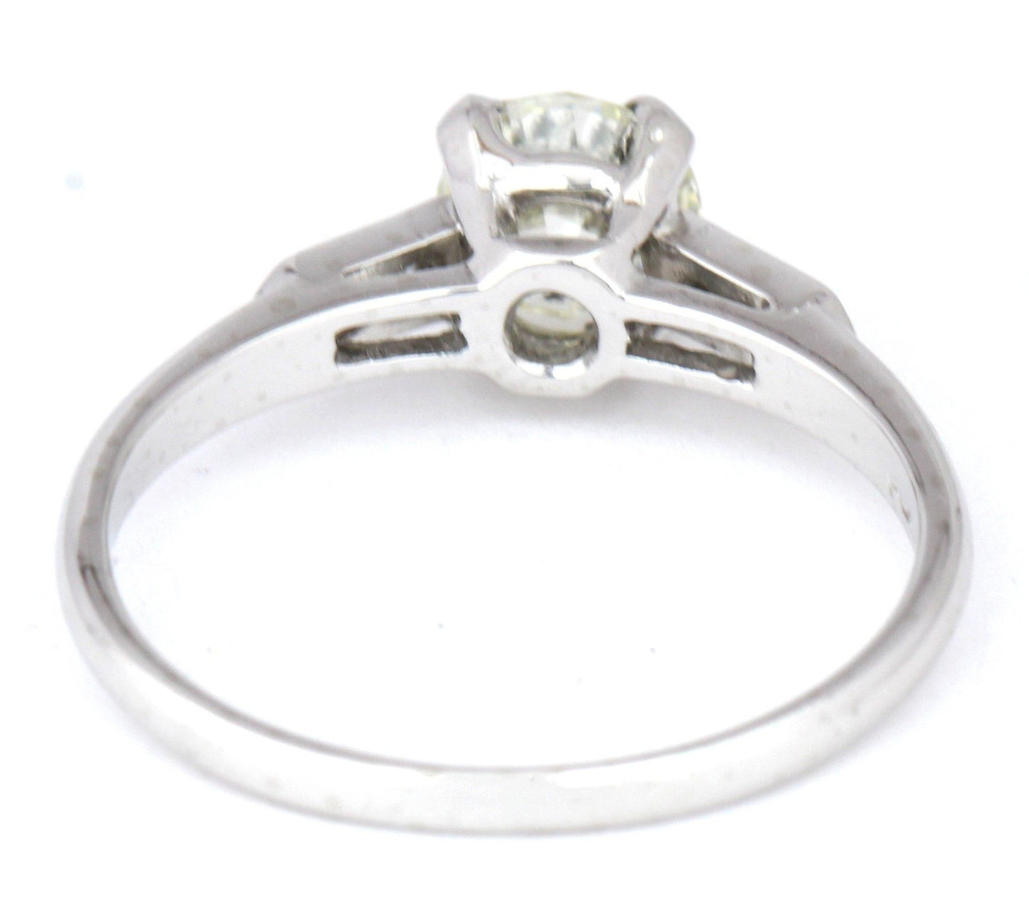 0.88ct Circular Brilliant Diamond Engagement Ring — GIA Certified, Platinum