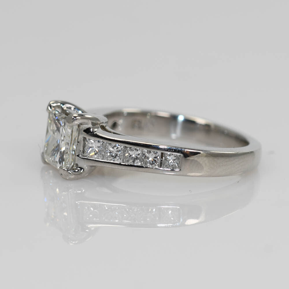 1.25ct Old European Cut Diamond Engagement Ring — GIA Certified, Platinum