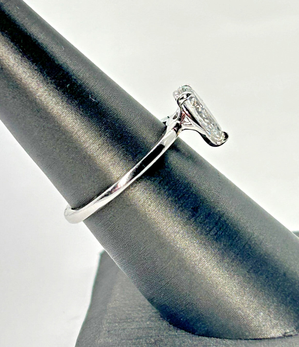 1.29ct Pear Brilliant Diamond Solitaire Ring — GIA Certified, Platinum