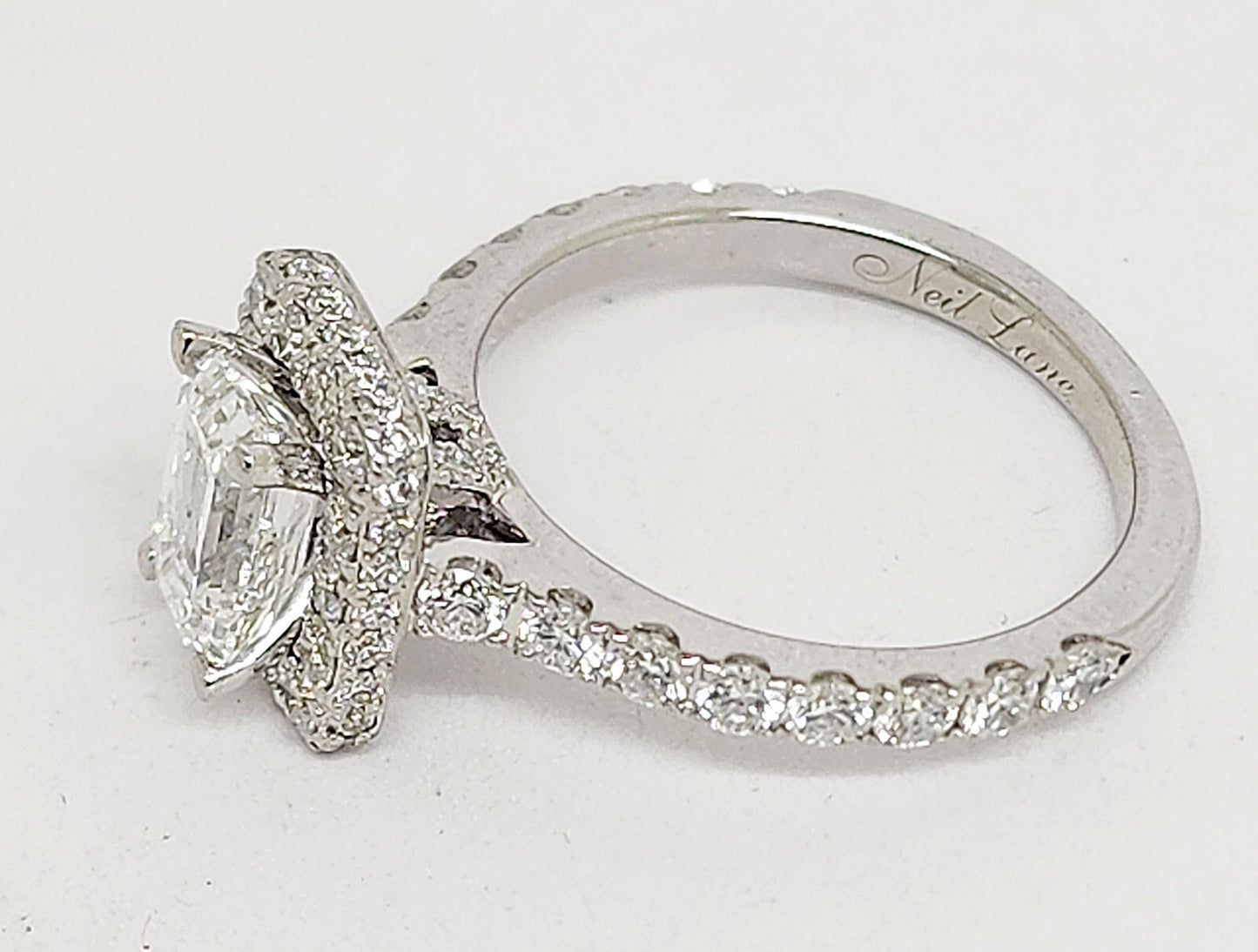 1.08ct Old Mine Cut Diamond Engagement Ring — GIA Certified, Platinum