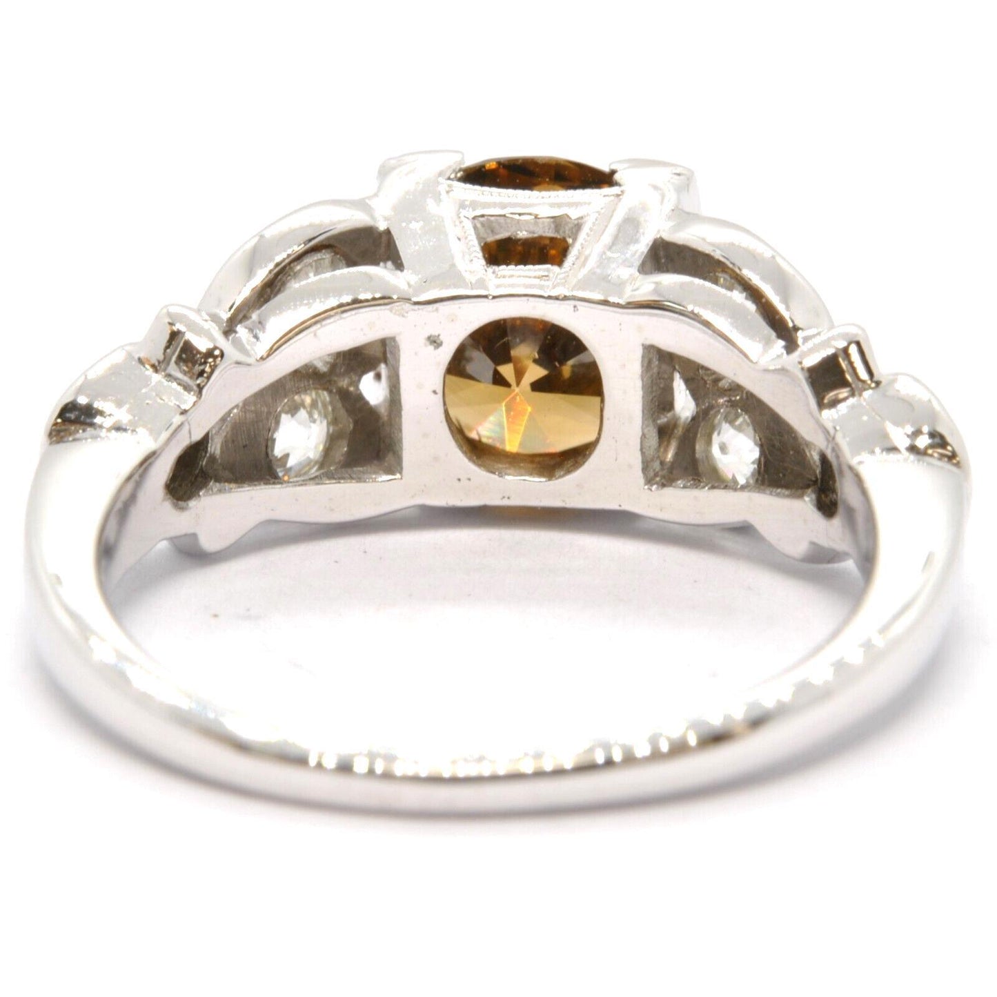 2.16ct Cushion Diamond Double Halo Engagement Ring — GIA Certified, 18k Two-Tone Gold