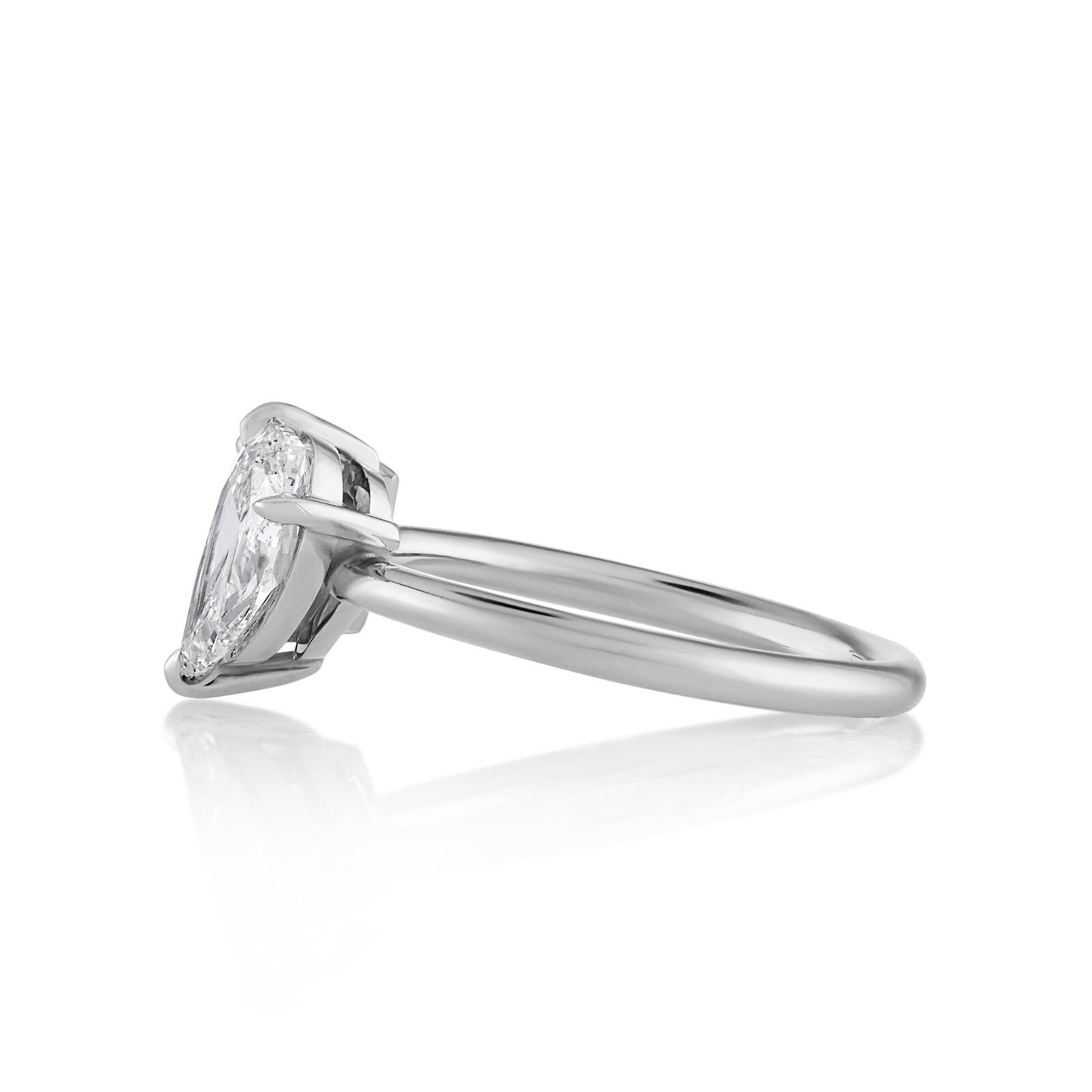 2.19ct Pear & Radiant Diamond Two-Stone Ring — GIA Certified, Platinum
