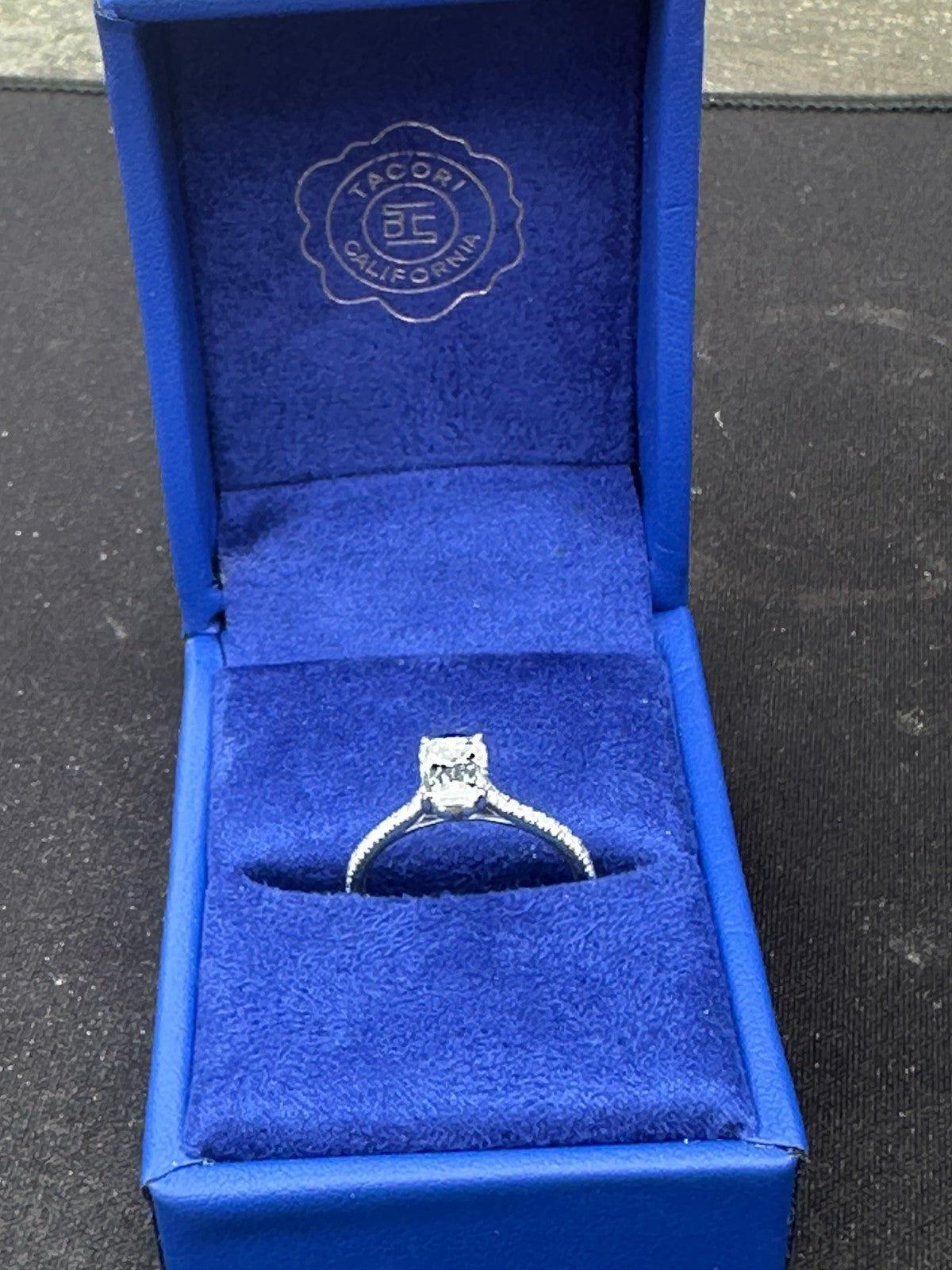 1.01ct Emerald Cut Diamond Engagement Ring — GIA Certified, 18k White Gold