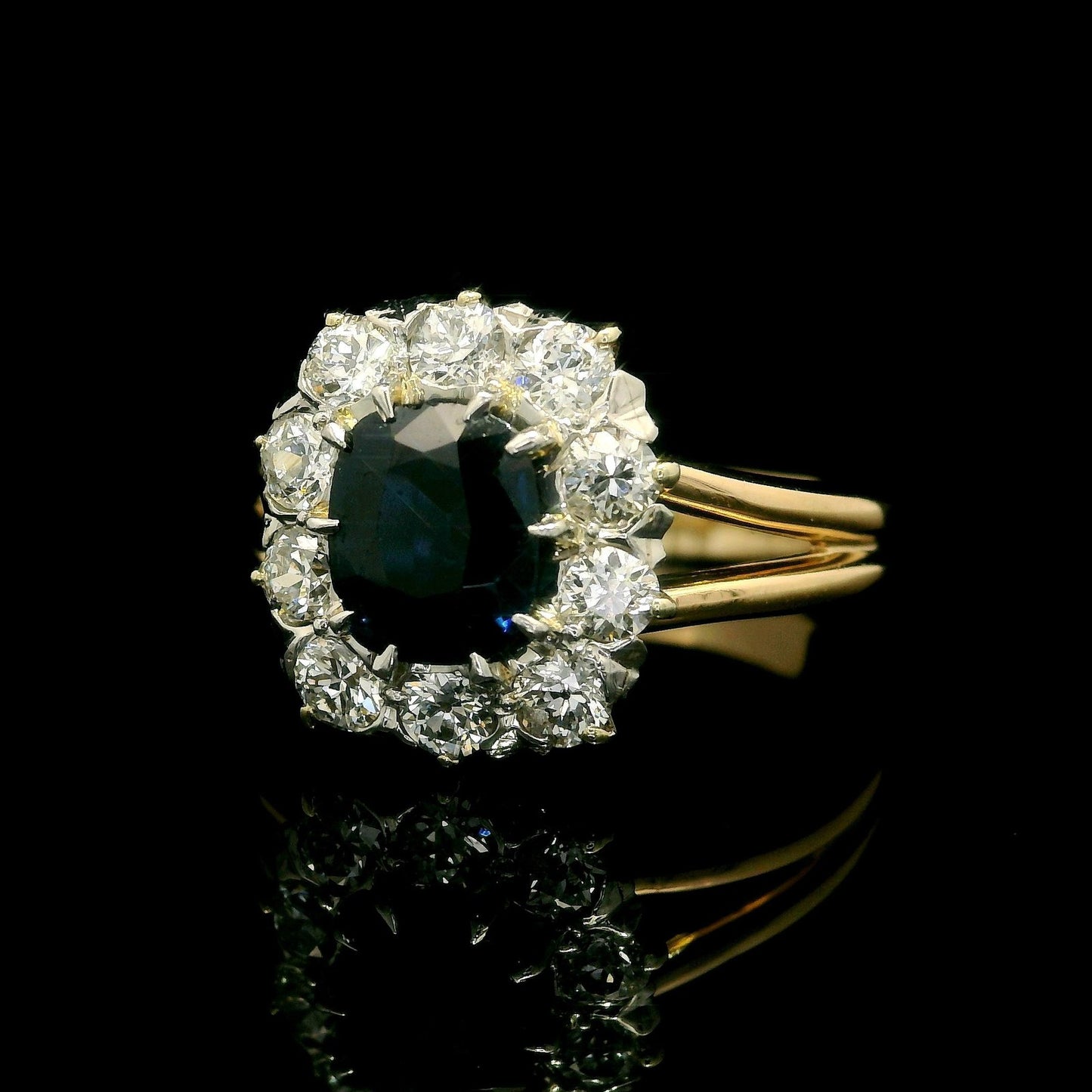 1.06ct Cushion Modified Fancy Brownish Greenish Yellow Diamond Ring — GIA Certified, 18K White Gold