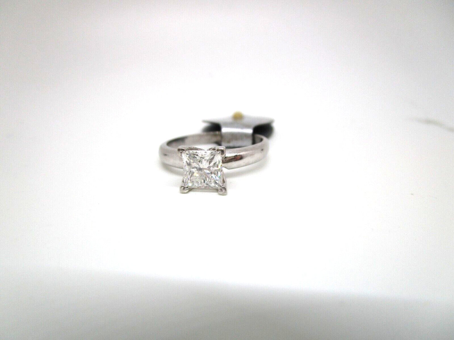 0.73ct Princess Cut Diamond Solitaire Ring — GIA Certified, Platinum