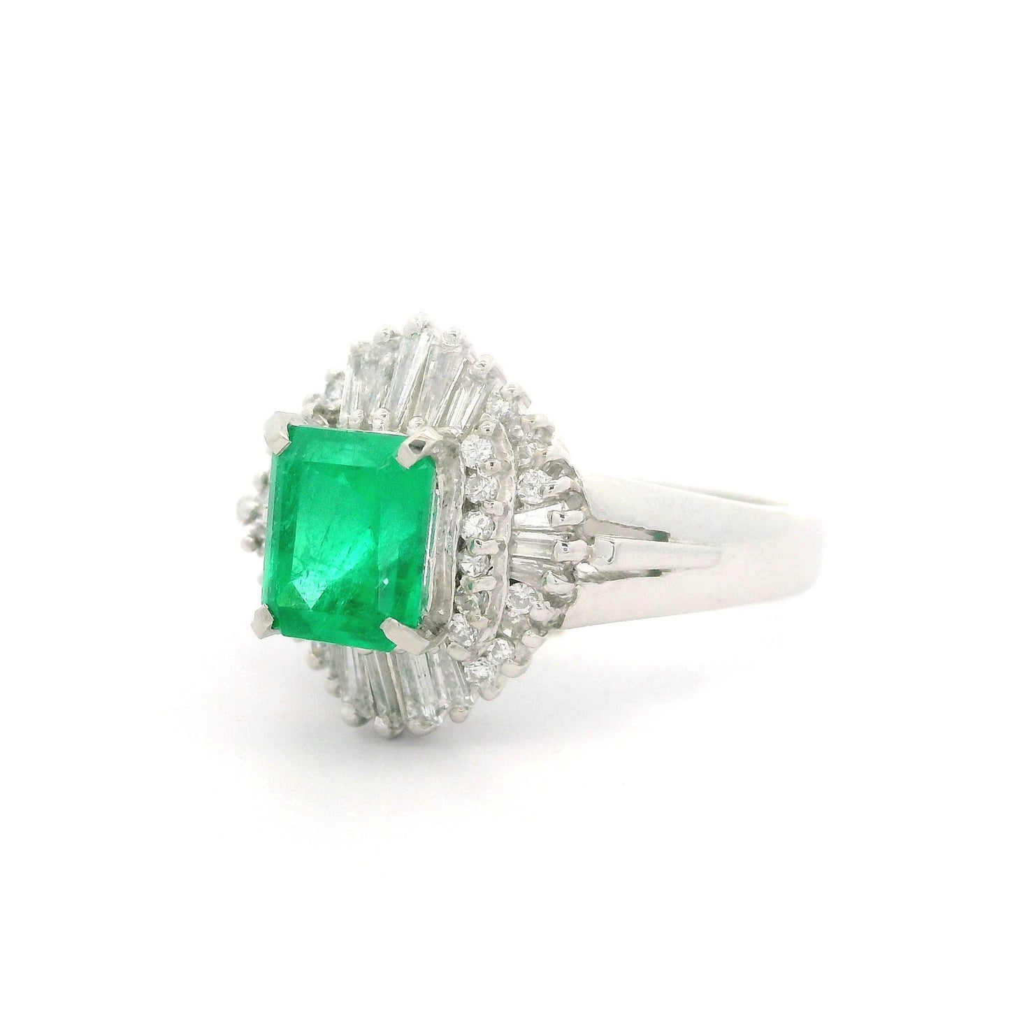 1.14ct Old European Cut Diamond Art Deco Ring — GIA Certified, Platinum