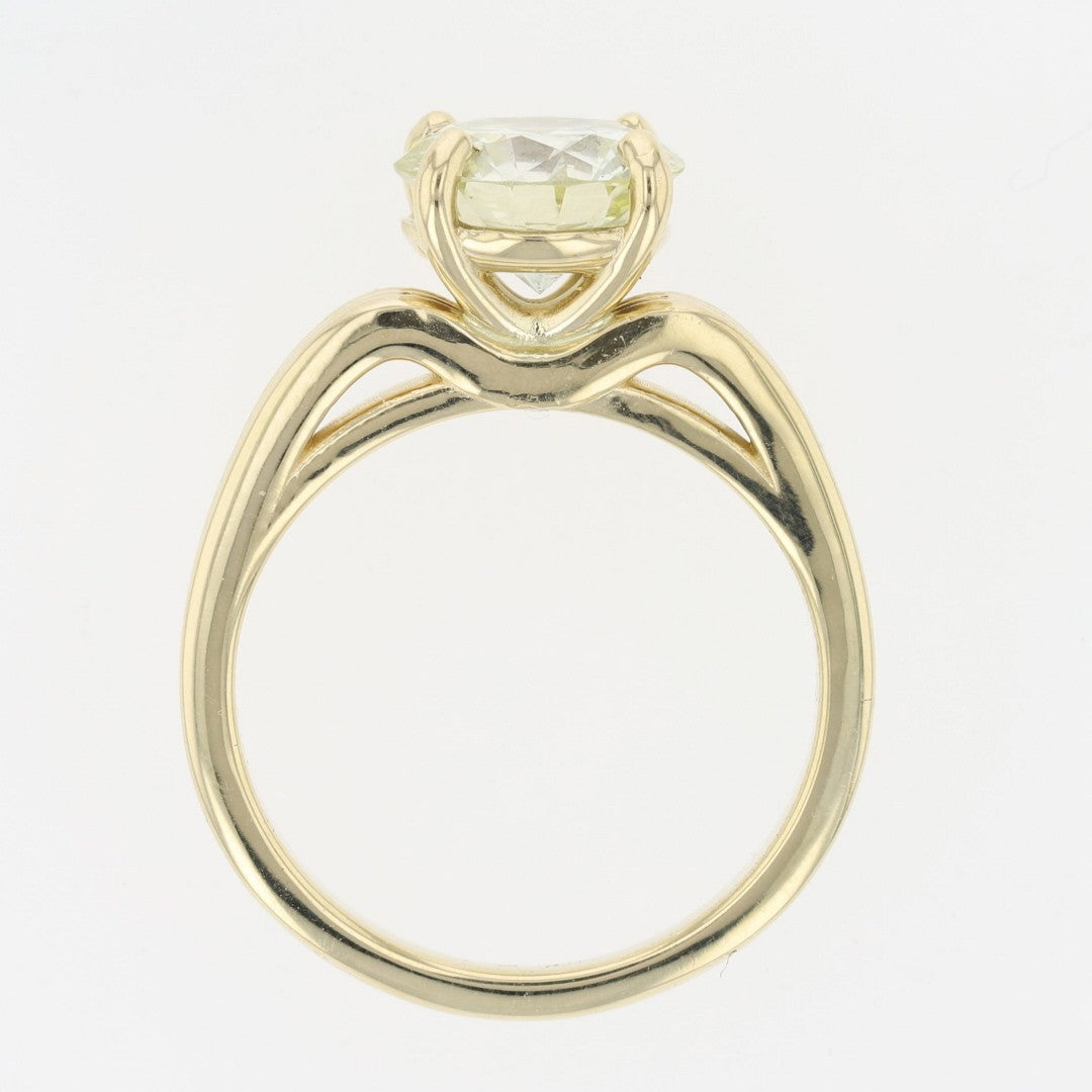 2.24ct Round Brilliant Diamond Solitaire Ring — GIA Certified, 14k Yellow Gold