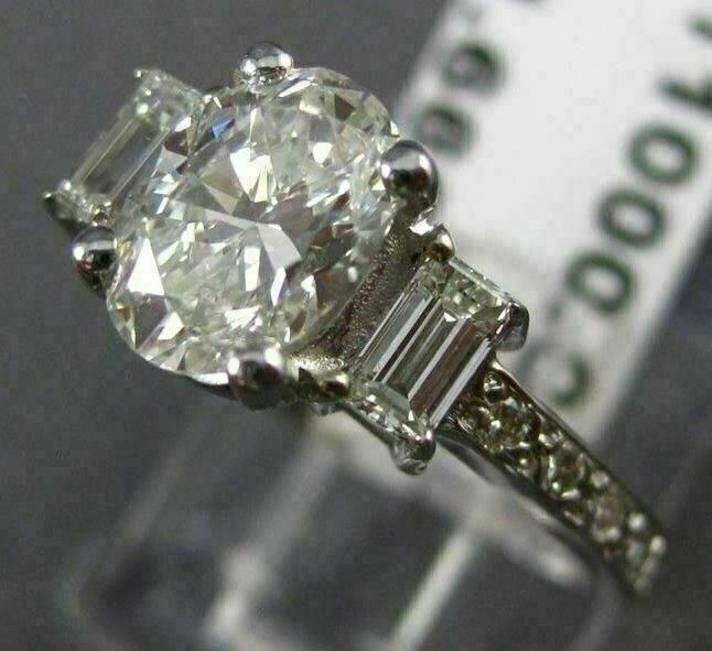 1.66ct Old European Cut Diamond Art Deco Ring — GIA Certified, Platinum