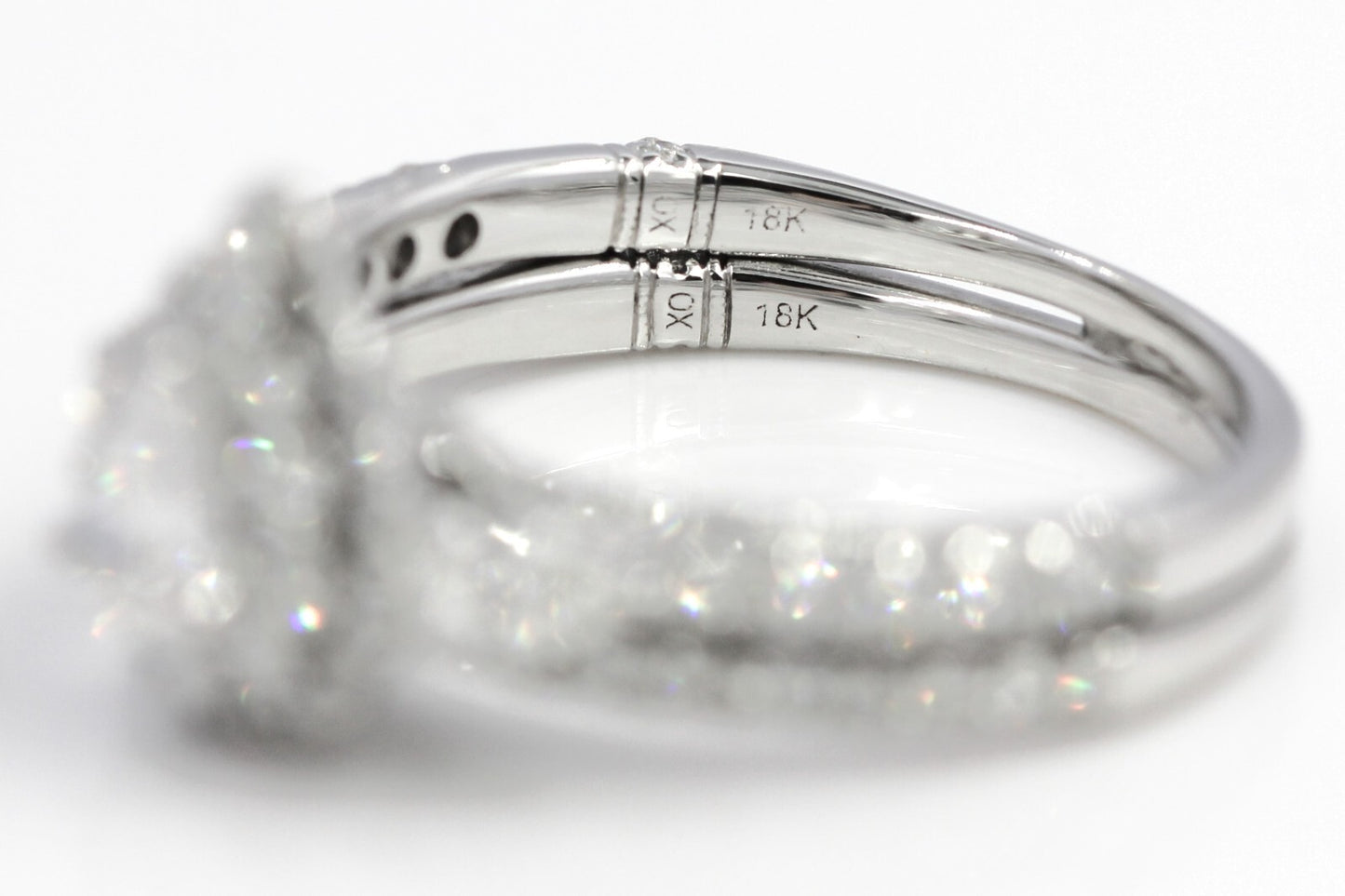 0.30ct Pear Brilliant Diamond Engagement Ring — GIA Certified, 18k White Gold