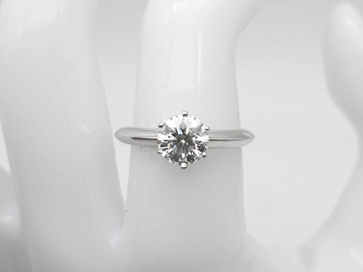 1.24ct Round Brilliant Diamond Wedding Ring — GIA Certified, Platinum