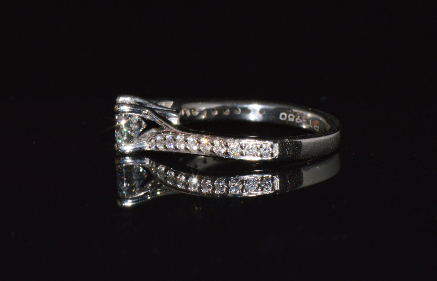 0.69ct Round Brilliant Diamond Solitaire Ring — GIA Certified, 950 Platinum
