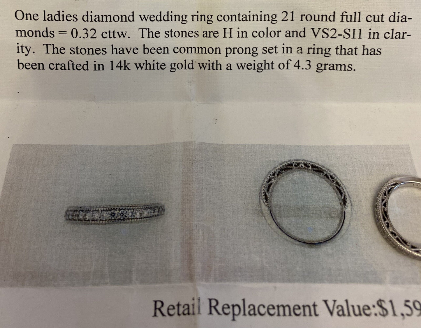 1.7ct Princess Cut Diamond Wedding Set — GIA Certified, 14k White Gold