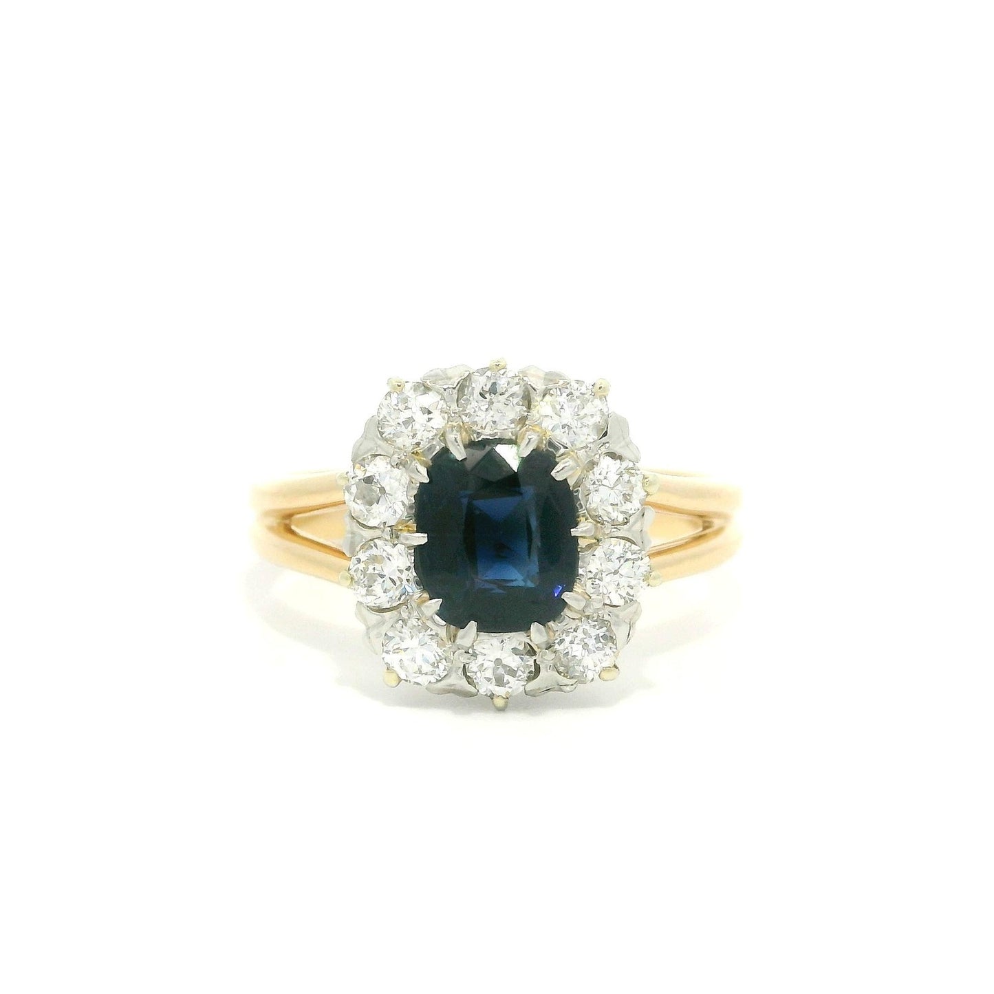 1.06ct Cushion Modified Fancy Brownish Greenish Yellow Diamond Ring — GIA Certified, 18K White Gold