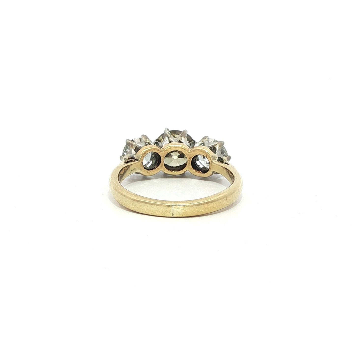 1.08ct Old Mine Cut Diamond Engagement Ring — GIA Certified, Platinum