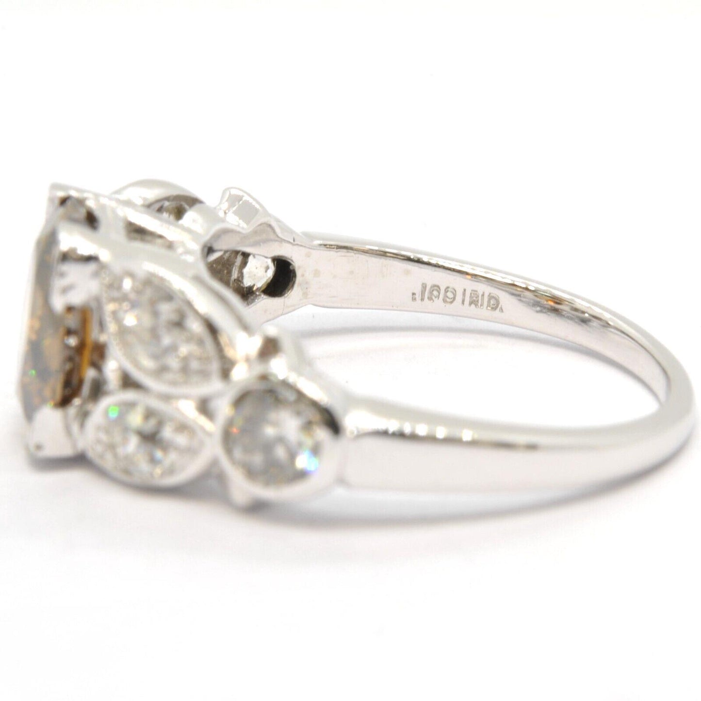 2.16ct Cushion Diamond Double Halo Engagement Ring — GIA Certified, 18k Two-Tone Gold